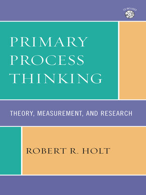 cover image of Primary Process Thinking
